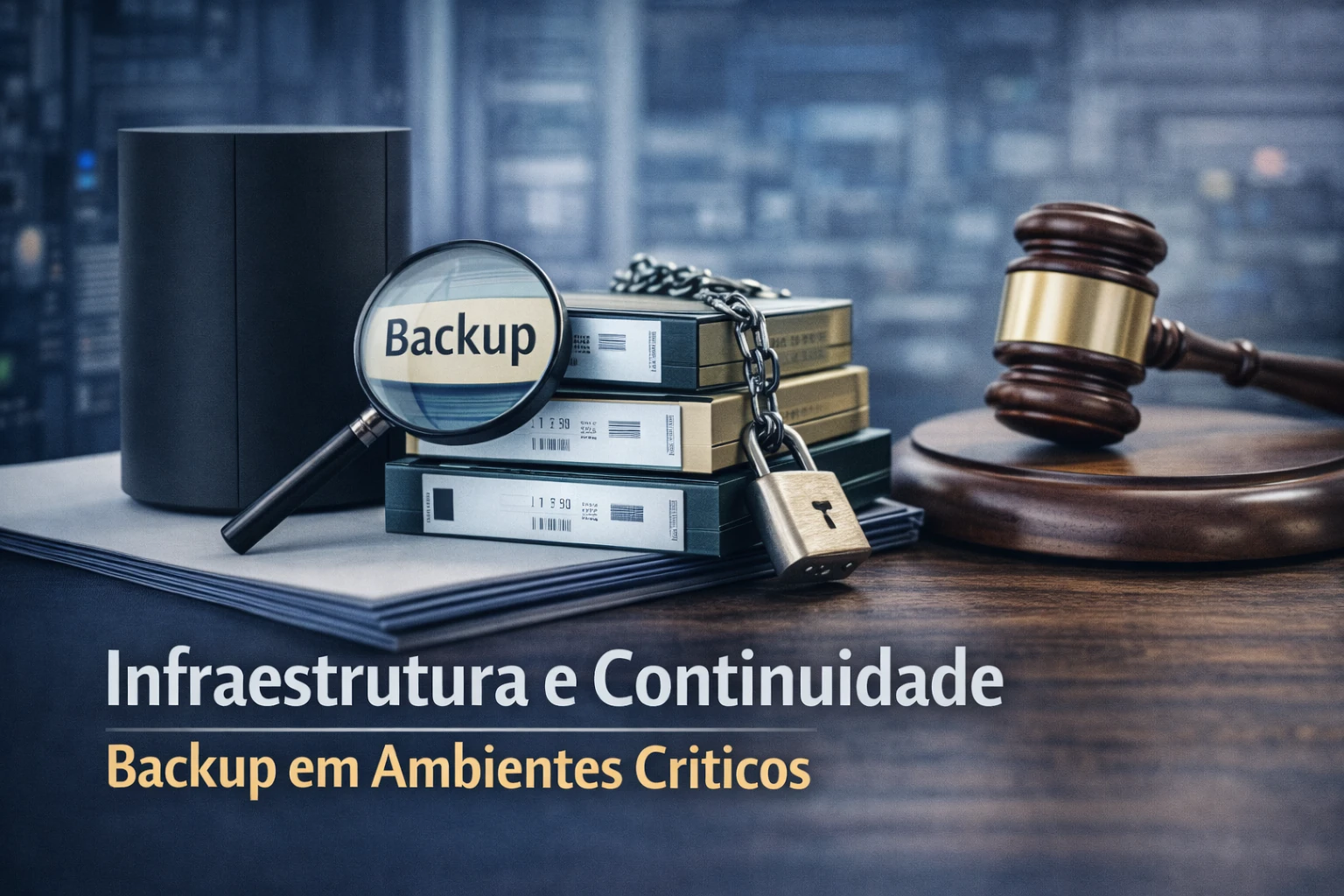 Backup e continuidade operacional em ambientes regulados